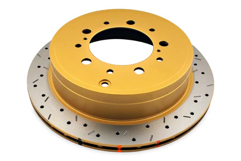 DBA — DBA 07+ Toyota Land Cruiser 200 Series Rear Drilled and Slotted 4000 Series Rotor
XS 4000 Series
Brake Rotor - view 1