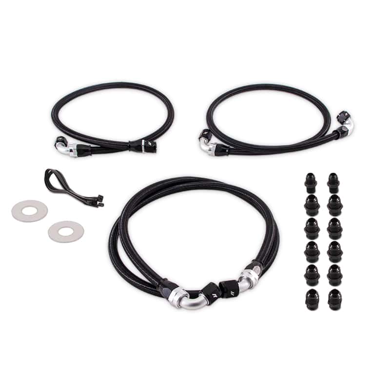 Mishimoto — Mishimoto 01-05 Chevrolet/GMC 6.6L Duramax (LB7/LLY) Transmission Cooler Line Kit
Tran Oil Cooler Line - view 1