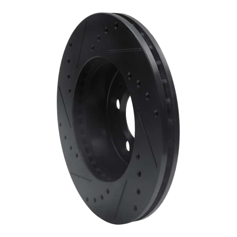 R1 Concepts — R1 95-97 Ford Crown Victoria Front Right Drilled & Slotted Black Brake Rotor
R1 Brake Rotor Drill - view 4