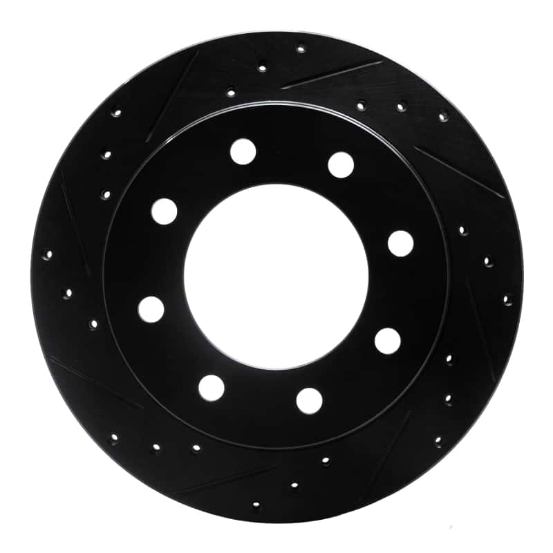 R1 Concepts — R1 99-25 Chevrolet Silverado 1500 Rear Left Drilled & Slotted Black Brake Rotor
R1 Brake Rotor Drill - view 1