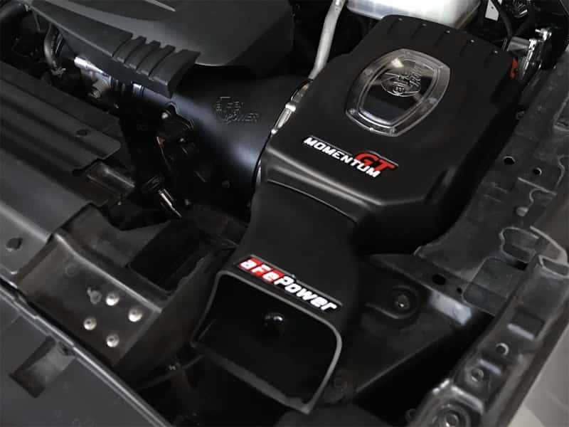 aFe — aFe Momentum GT Pro 5R Cold Air Intake System 17-18 Nissan Titan V8 5.6L
Momentum GT Intake - view 7