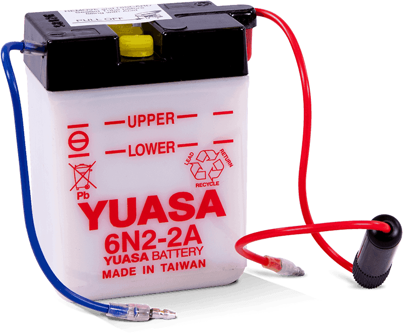 Yuasa Battery — Yuasa 6N2-2A Conventional 6-Volt Battery - view 2