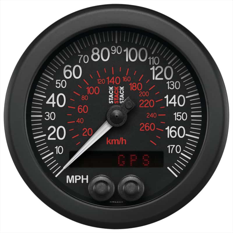 AutoMeter — Autometer Stack Instruments 88mm 0-180 MPH 290 KM/H GPS Speedometer - Black
SPD GPS BLK 180MPH - view 1