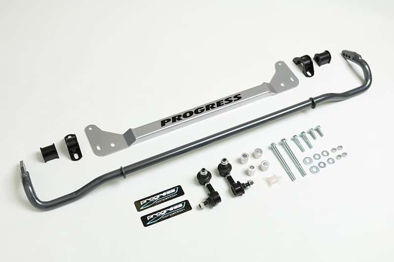 Progress Technology — Progress Tech 96-00 Honda Civic Rear Sway Bar (22mm - Adjustable) Incl Bar Brace and Adj End Links
Progress Sway Bar - view 3