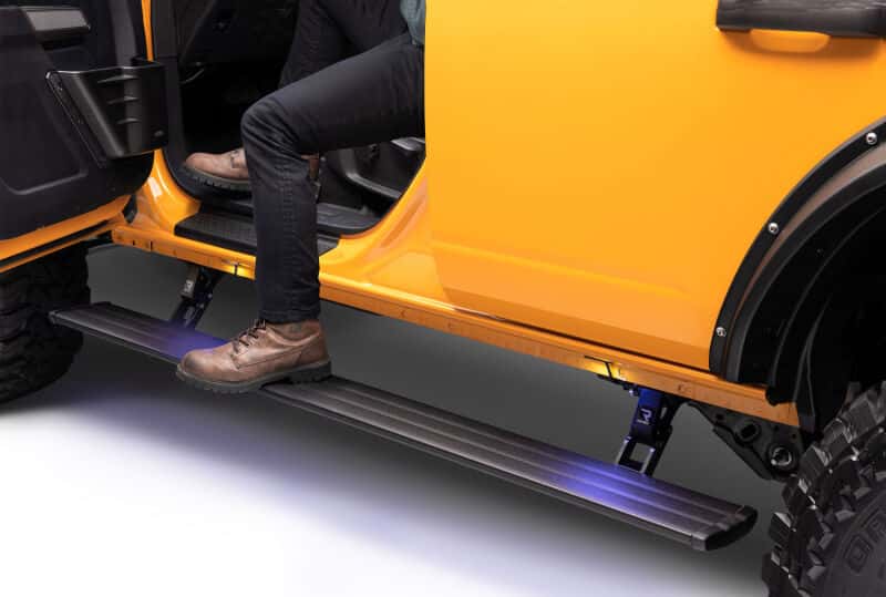 AMP Research — AMP Research 19-23 Ford Ranger / 21-23 Ford Bronco (Excl. Raptor) Smart Series PowerStep - Black
PowerStp SmartSeries
Power Running Board - view 3