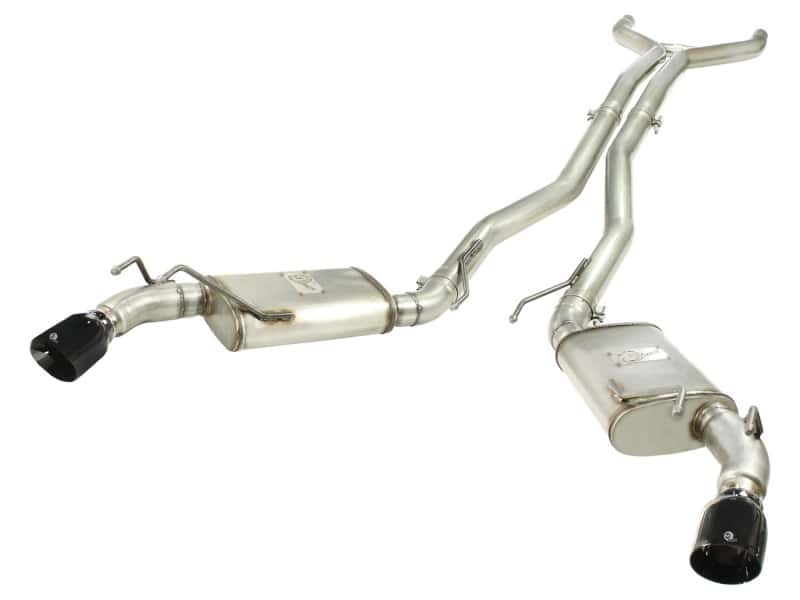aFe — aFe MACHForce XP Exhaust 3in Stainless Stee CB/10-13 Chevy Camaro V8-6.2L (td) (gloss blk tip)
Cat-Back Exhaust
EXH Cat-Back - view 2