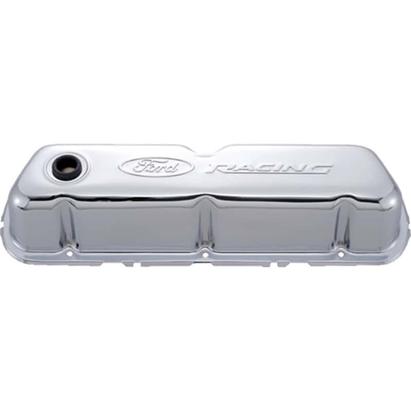 Ford Racing — Ford Racing Embosses Logo Stamped Steel Valve Cover Chrome
Valve Cover Set - view 1