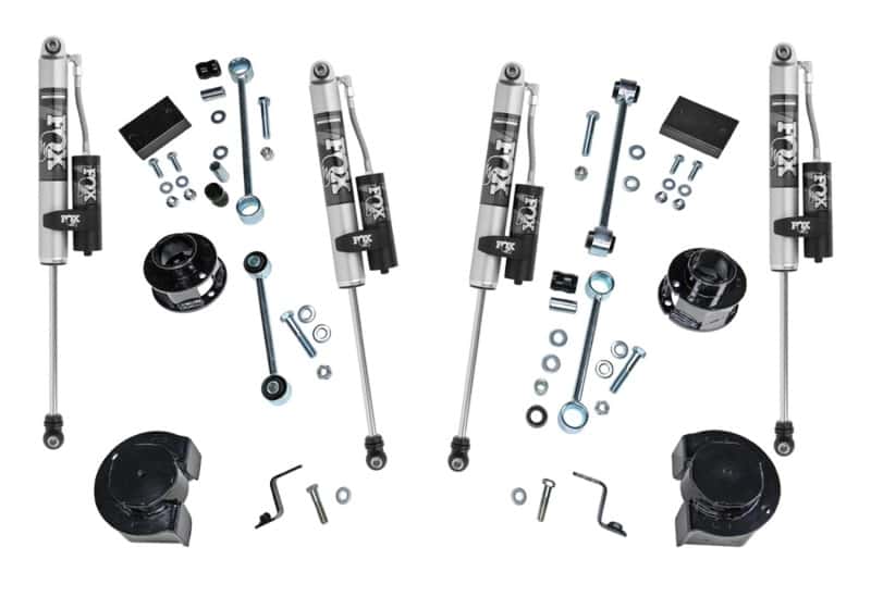 Superlift — Superlift 18-22 Jeep Wrangler JL (NO Mojave) 4WD 2.5in Coil Spacer Lift Kit w/Fox 2.0 Res Shocks - view 1