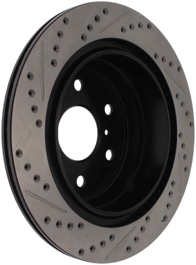 Stoptech — StopTech 05-10 GMC Sierra (w/ Rear Drum) / 07-09 GMC Yukon Rear Right Slotted & Drilled Rotor
Slot/Drill Rotor - view 1