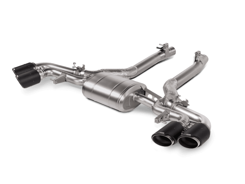 Akrapovic — Akrapovic 2024+ BMW X5M / X6M (Face Lift) Slip-On Line (Titanium) w/Carbon Fiber Tips
Slip-On Line - view 1