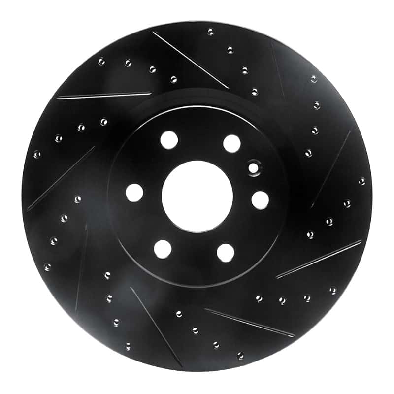 R1 Concepts — R1 10-16 Cadillac SRX Front Right Drilled & Slotted Black Brake Rotor
R1 Brake Rotor Drill - view 1