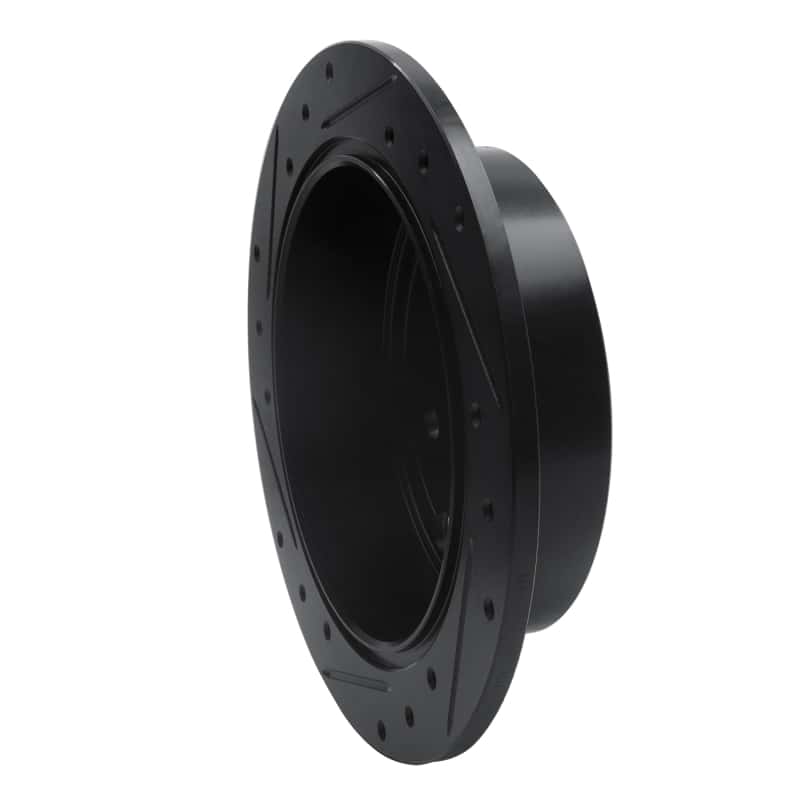 R1 Concepts — R1 15-21 Subaru WRX Rear Right Drilled & Slotted Black Brake Rotor
R1 Brake Rotor Drill - view 4