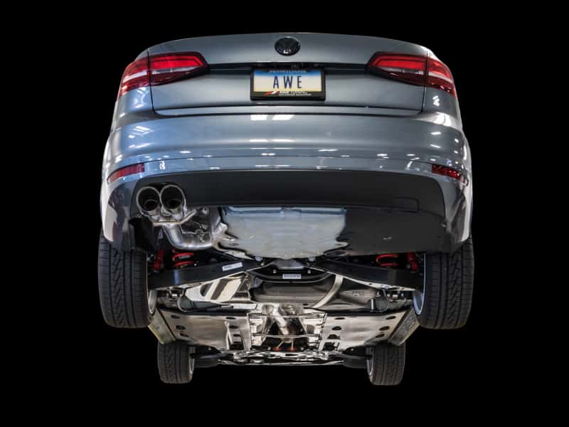 AWE Tuning — AWE Tuning 09-14 Volkswagen Jetta Mk6 1.4T Track Edition Exhaust - Chrome Silver Tips
Track Exhaust - view 4
