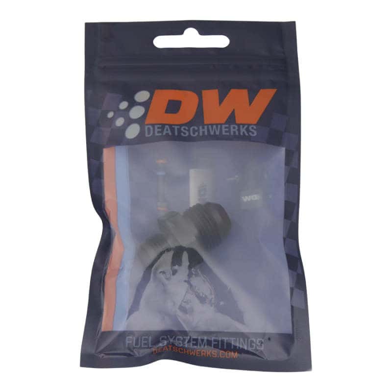 DeatschWerks — DeatschWerks 8AN Male Flare to 6AN Male Flare Reducer Straight - Anodized Matte Black
Lines & Fittings - view 2
