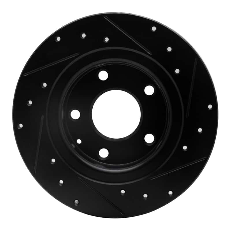 R1 Concepts — R1 14-21 Mazda 6 Rear Left Drilled & Slotted Black Brake Rotor
R1 Brake Rotor Drill - view 5