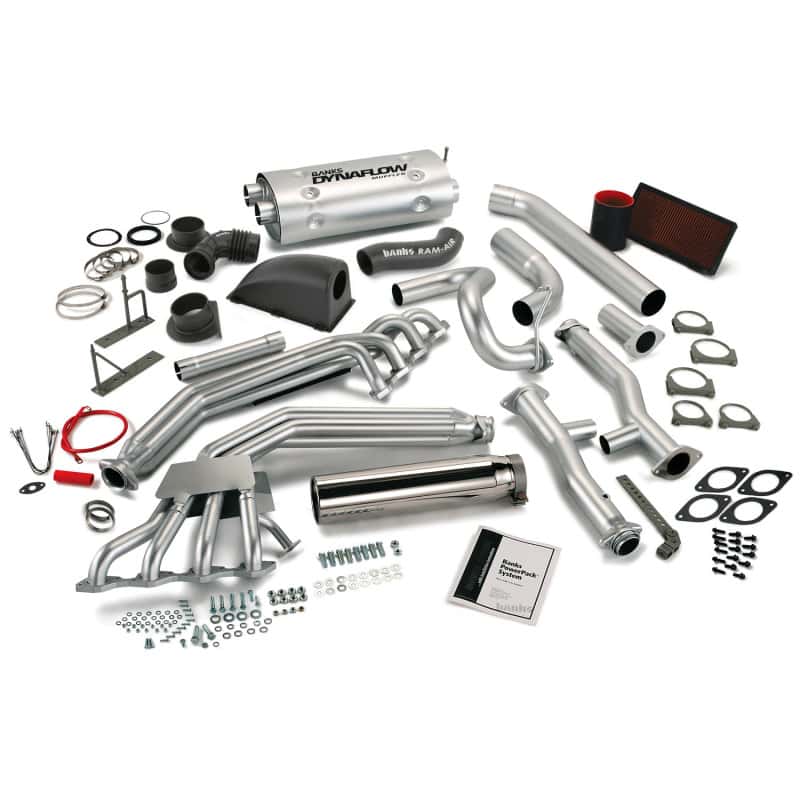 Banks Power — Banks Power 01-03 GM 8.1 Mh - W20/22 (R-Exit) PowerPack System
Power/Efficiency Sys - view 2