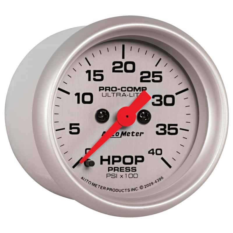 AutoMeter — Autometer Ultra-Lite 2 1/16in Electrical 0-4000 PSI High Press Oil Pressure Gauge 94-07 Ford 7.3L
2" HPOP PRESS, 0-4K - view 6