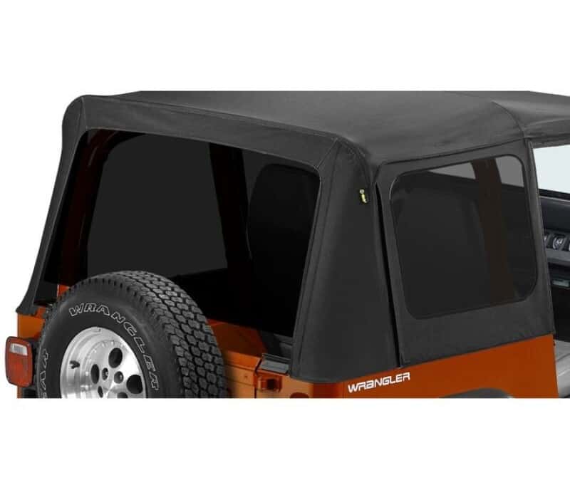Bestop — Bestop 88-95 Jeep Wrangler YJ Window Set (Black Denim)
Window Set - view 1