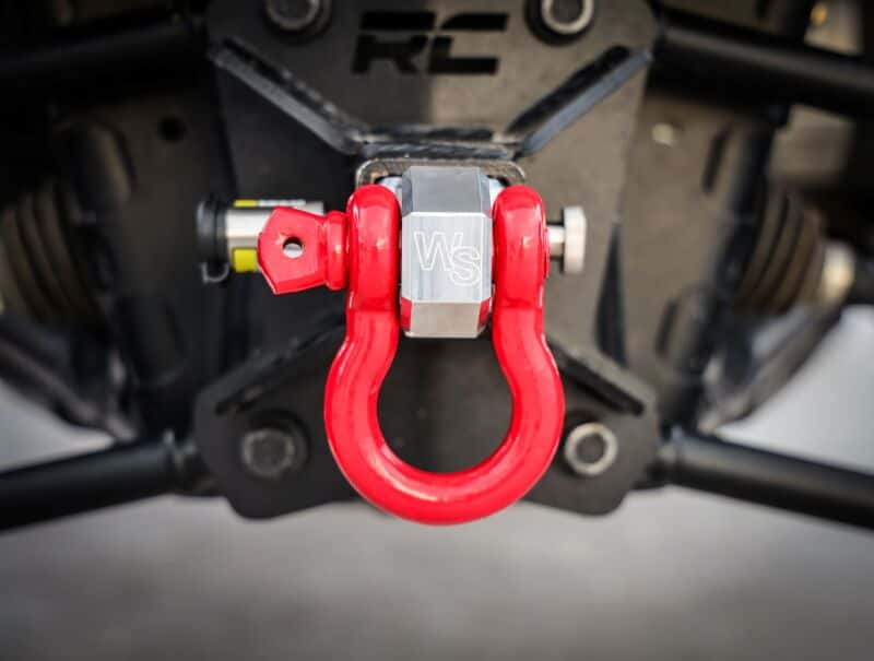 Weigh Safe — Weigh Safe Towing Recovery - Red Hard Shackle Hitch w/Aluminum Body - view 2
