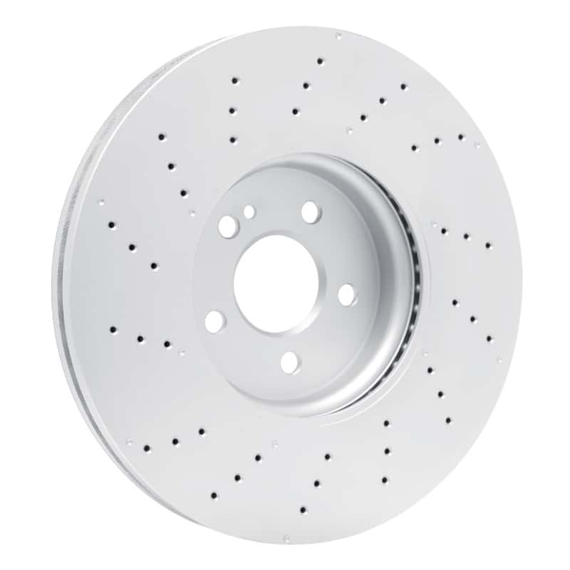 DFC — DFC 20-25 Mercedes-Benz GLA45 AMG Front Drilled Hi-Carbon Alloy Geomet Coated Rotor - view 4