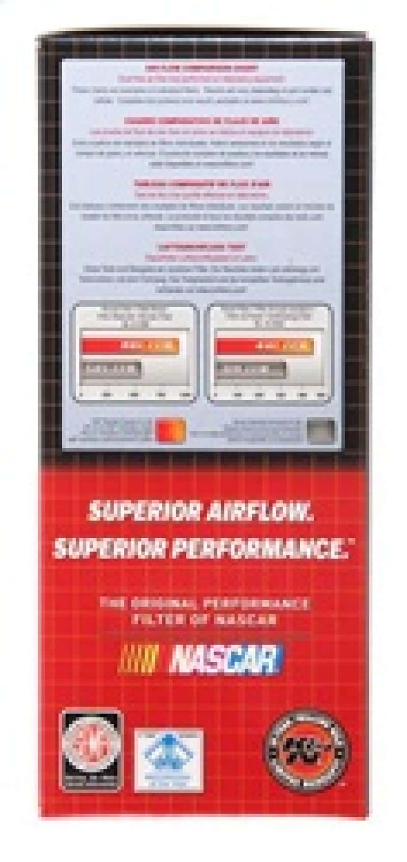 K&N Engineering — K&N Replacement Air Filter AIR FILTER, CHEV CAMARO 2.8L 1985-89, 5.0L 1985-92, 5.7L 1987-92
Replacement Air Filt
Air Filter - view 10