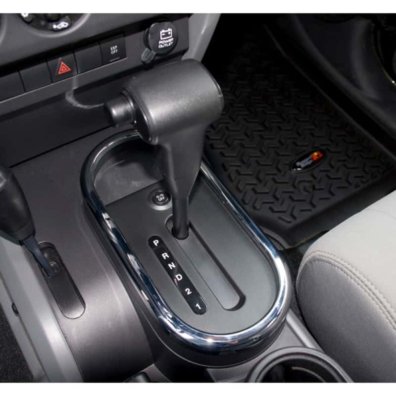 Rugged Ridge — Rugged Ridge 07-10 Jeep Wrangler JK Chrome Automatic Transmission Shifter Trim
OFFROAD_INTERIOR
A/TShftBzl - view 2