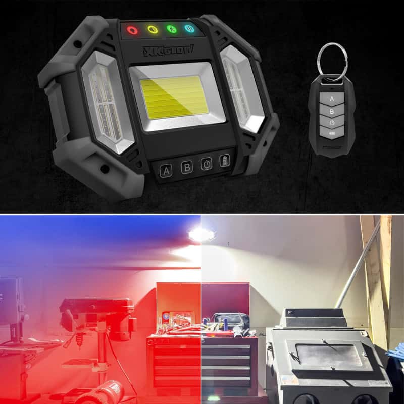 XKGLOW — XK Glow XKdefender 7 Mode Work & Security Light w/ Remote - view 1