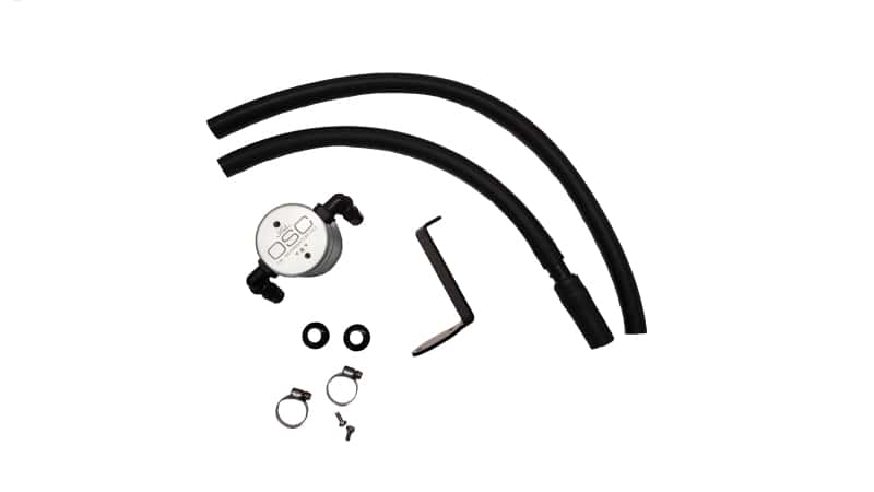 J&L — J&L 14-24 Mazda CX5 2.5L Non-turbo Driver Side 3.0 Oil Separator Kit - Clear Anodized
Oil Separator - view 1