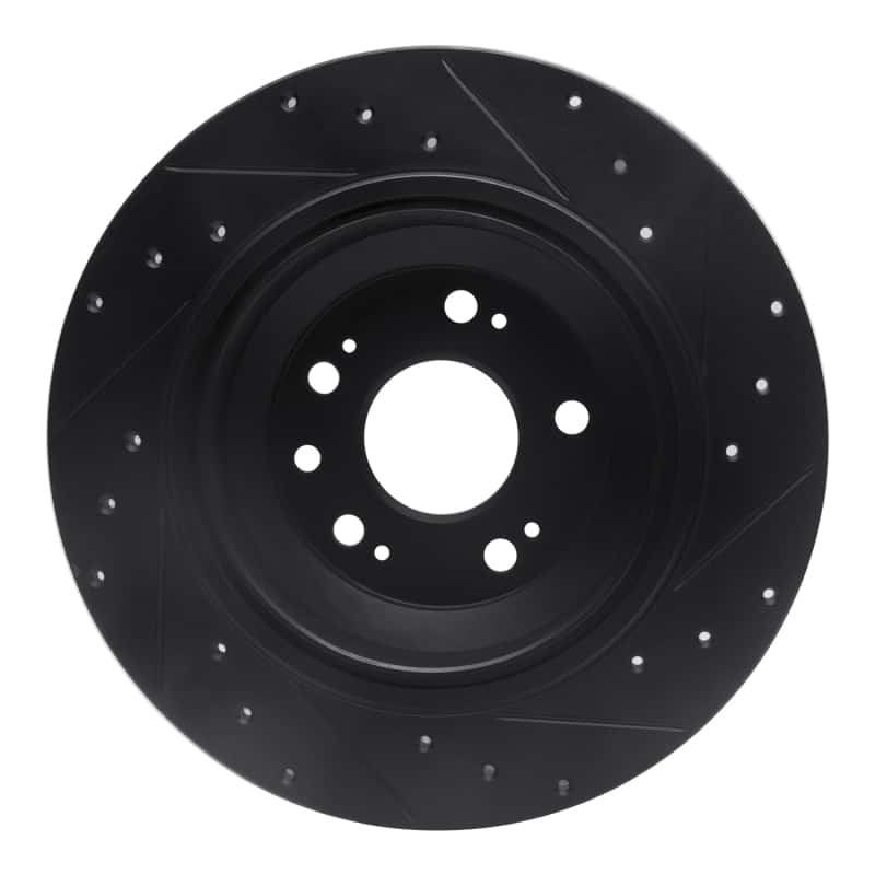 R1 Concepts — R1 09-14 Acura TL Rear Left Drilled & Slotted Black Brake Rotor
R1 Brake Rotor Drill - view 5
