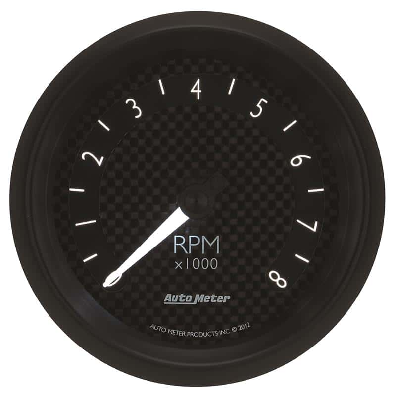 AutoMeter — Autometer GT Series 3-3/8in In Dash 8K RPM Tachometer
3-3/8" TACH, 8,000 R - view 5