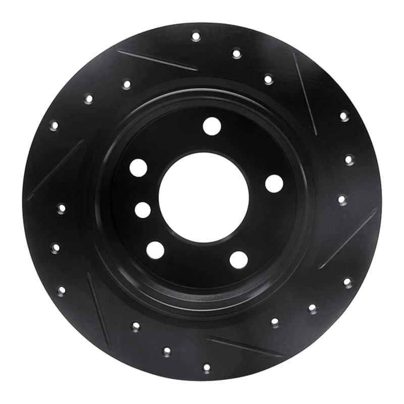 R1 Concepts — R1 95-99 BMW 318TI Rear Left Drilled & Slotted Black Brake Rotor
R1 Brake Rotor Drill - view 5