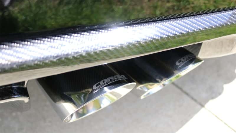 CORSA Performance — Corsa 2016-2019 Cadillac ATS-V 3.6T 4in Polished Sport Axle-Back Exhaust
Exhaust - view 7