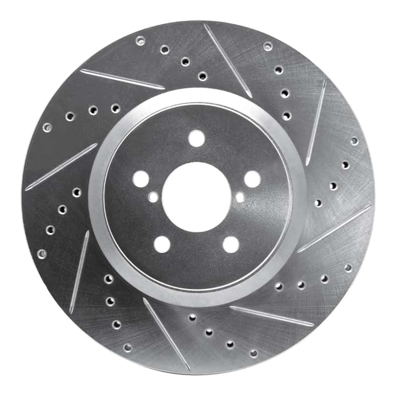 R1 Concepts — R1 05-18 Subaru Outback Front Right Drilled & Slotted Silver Brake Rotor
R1 Brake Rotor Drill - view 1