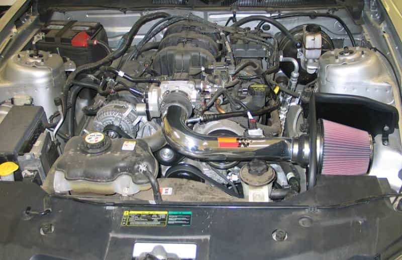 K&N Engineering — K&N 10 Ford Mustang GT V6-4.0L Typhoon Intake
Performance Air Inta
Air Intake System - view 3