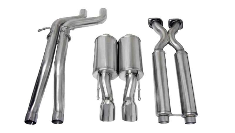 CORSA Performance — Corsa 2006-2010 Jeep Grand Cherokee 6.1L V8 Polished Sport Cat-Back Exhaust
Exhaust - view 3