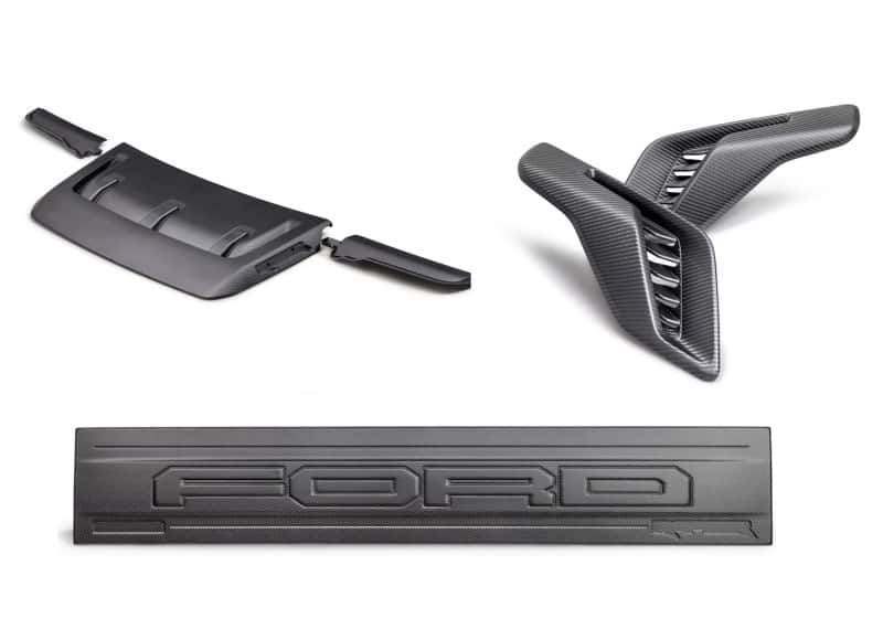 Ford Racing — Ford Racing 21-24 F-150 Raptor Carbon Fiber Appearance Kit - Matte
Hood Panel - view 1
