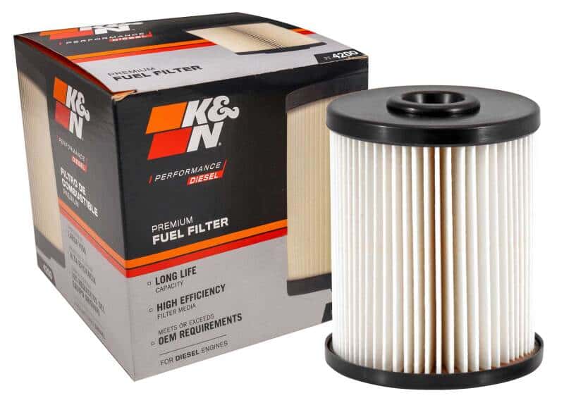 K&N Engineering — K&N 03-09 Dodge Ram 5.9L L6 Diesel 3.375in OD x 3.969in L Fuel Filter - view 12