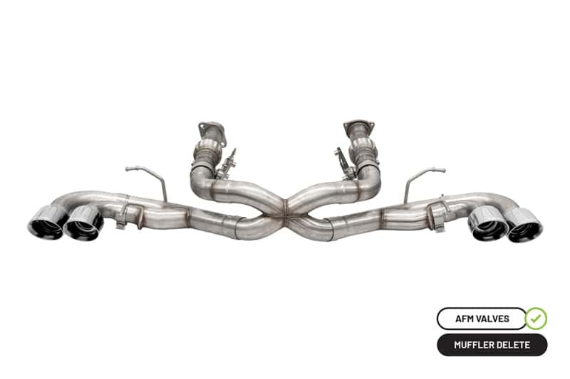 CORSA Performance — Corsa 20-25 Corvette C8 3in Xtreme Cat-Back Exhaust 4.5in Pol Quad Tips - Integrates stock AFM Valve
Exhaust - view 3