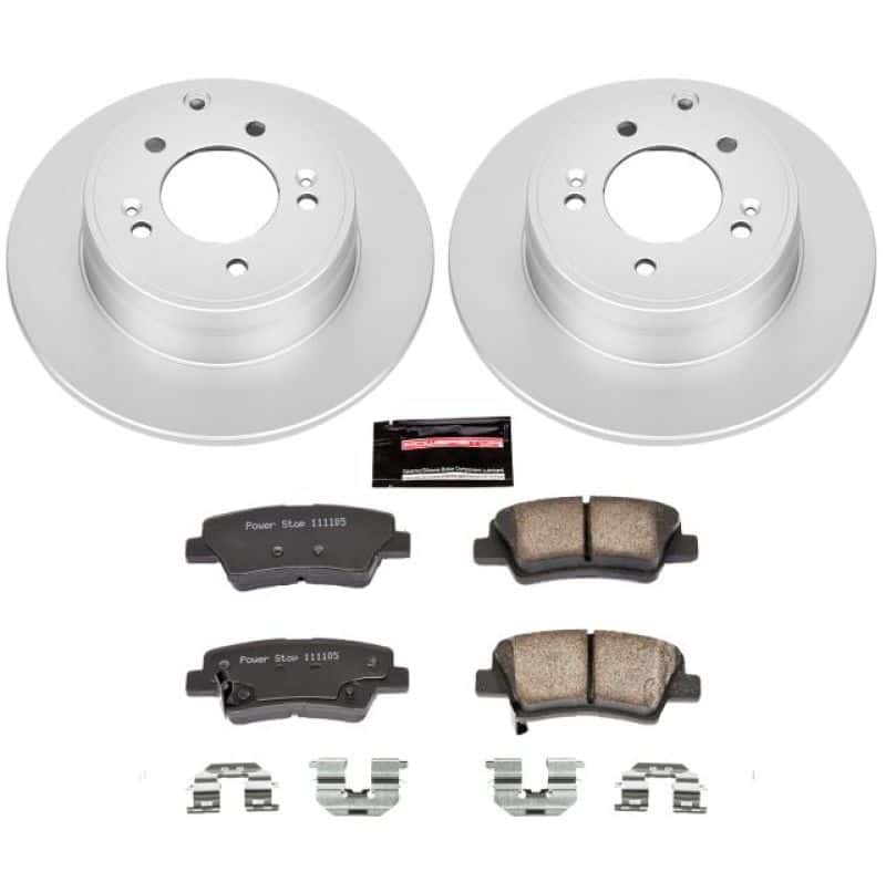 PowerStop — Power Stop 12-17 Hyundai Azera Rear Z17 Evolution Geomet Coated Brake Kit - view 1