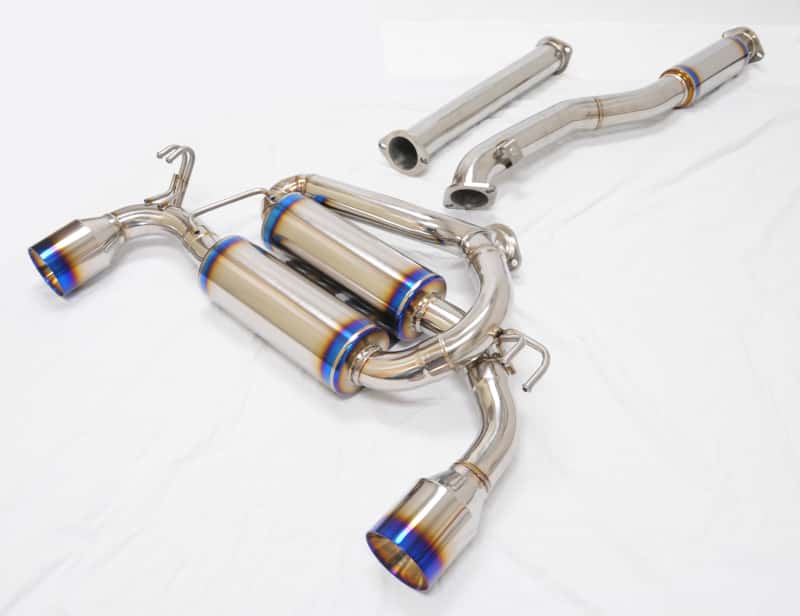 MXP — MXP 08-15 Mitsubishi Evolution 10 w/2 Section Pipes T304 SP Exhaust System w/Dual Exit - view 2