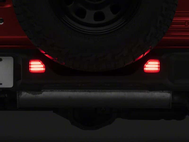 Raxiom — Raxiom 18-23 Jeep Wrangler JL Moab Rubicon Sahara Axial LED Rear Bumper Reflector Lights- Clear
Lights - view 2