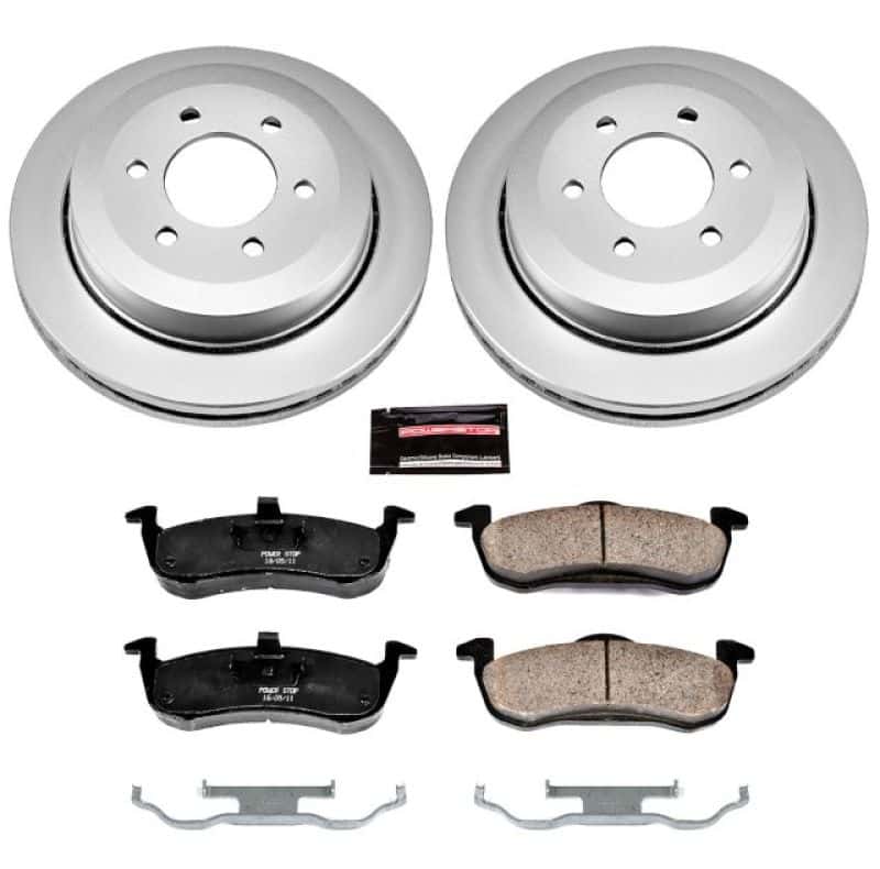 PowerStop — Power Stop 07-17 Ford Expedition Rear Z17 Evolution Geomet Coated Brake Kit - view 1