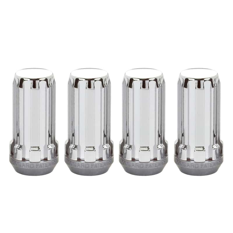 McGard — McGard SplineDrive Lug Nut (Cone Seat) M14X1.5 / 1.935in. Length (4-Pack) - Chrome (Req. Tool) - view 1