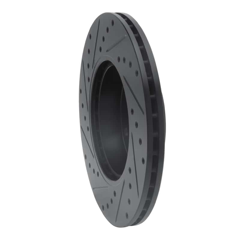 R1 Concepts — R1 91-06 BMW 328I Front Right Drilled & Slotted Black Brake Rotor
R1 Brake Rotor Drill - view 4