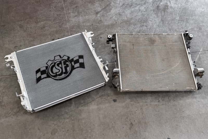 CSF — CSF 18-24 Jeep Wrangler 3.6L V6 Heavy Duty 2-Row Radiator
CSF Radiator - view 8