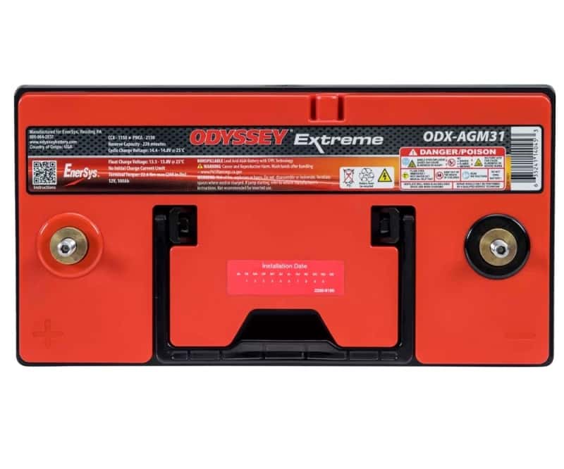 Odyssey Battery — Odyssey Battery Auto/Truck/Heavy Duty & Commercial Extreme AGM Battery (31-PC2150S)
Odyssey ODX-AGM31 - view 3