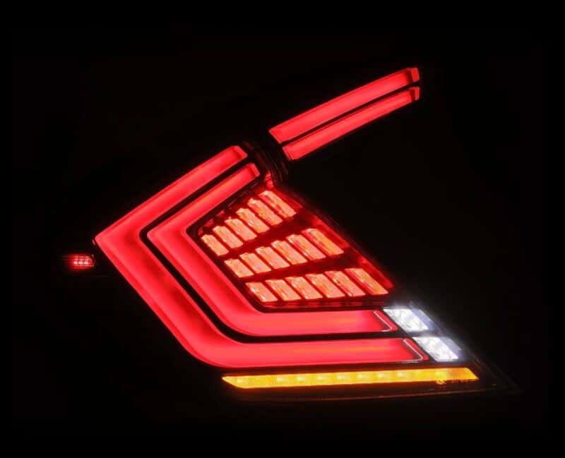 AlphaRex — AlphaRex 16-21 Honda Civic Hatchback / Type-R FK8 Nova-Series LED Tail Lights - Black Smoke
Taillight Assembly - view 4