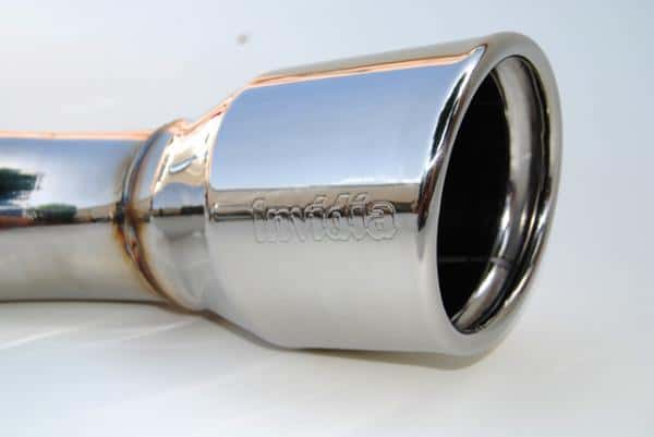 Invidia — Invidia 08+ WRX Hatch Q300 Single Rolled SS Cat-back Exhaust - view 2
