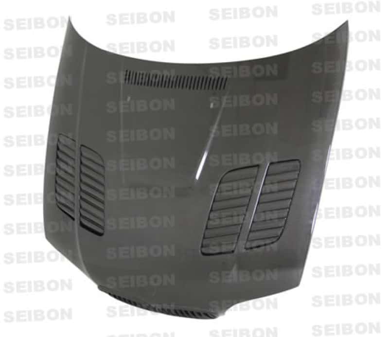 Seibon — Seibon 02-05 BMW E46 2dr GTR-Style Carbon Fiber Hood - view 3