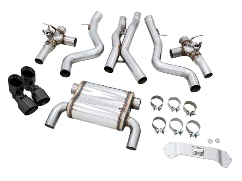 AWE Tuning — AWE Tuning BMW F8X M3/M4 SwitchPath Catback Exhaust - Diamond Black Tips
SwitchPath™ Exhaust - view 6